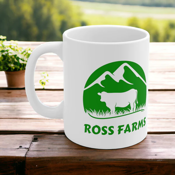 The Perfect Farming Gift: Personalized Name Cattle Coffee Mug